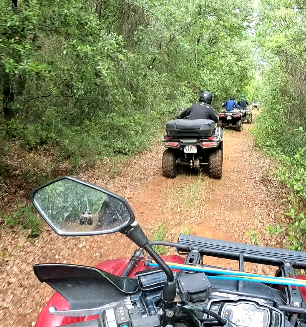 randonnées quad à Bourdic près de Cévennes dans le Gard en Ardèche 30